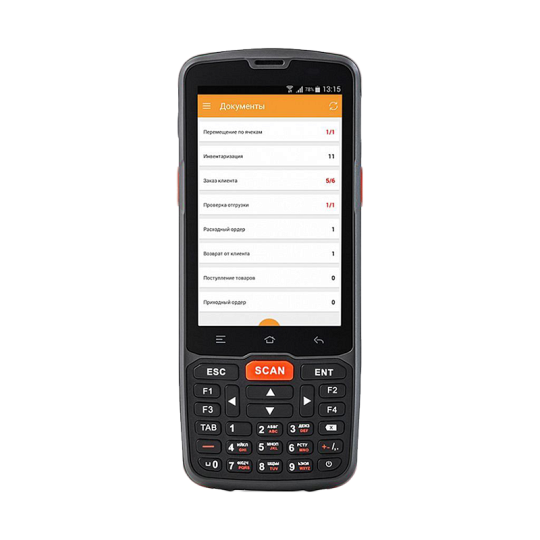 Комплект ТСД АТОЛ Smart.Slim полный (4", Android 7.0, MTK MT6580, 2Gb/16Gb, 2D E3, Wi-Fi, BT, NFC, 3G, GPS, Camera, БП, IP65, 4000 mАh). +1 доп. АКБ 