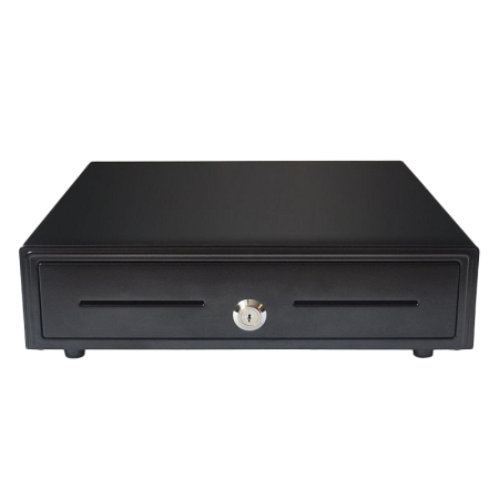 Электромеханический денежный ящик STI 410 (24V, Epson/Штрих, Чёрный)
