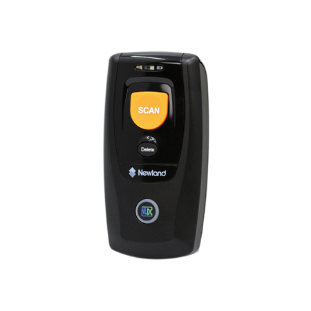 Сканер штрихкода Newland BS8060 (двумерный (2D) беспроводной карманный сканер, Bluetooth, USB, черный, в комплекте с USB кабелем и ремешком для запястья)
